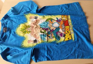 Lote 4 Camisetas Naruto/Dragonball Talla L/170 cms