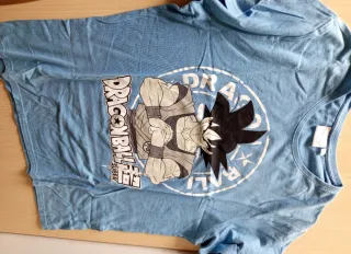 Lote 4 Camisetas Naruto/Dragonball Talla L/170 cms