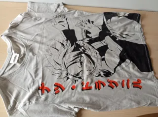 Lote 4 Camisetas Naruto/Dragonball Talla L/170 cms
