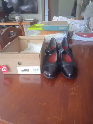 Zapatos Senda Mujer Talla 42 Negros