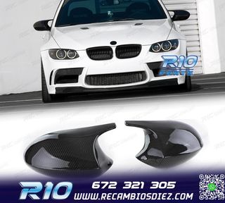 CARCASAS ESPEJOS RETROVISORES CARBONO LOOK M3 BMW E90 E91 PR