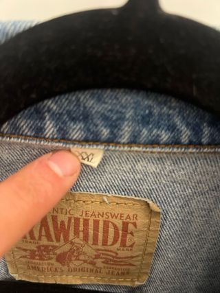 Giacca in denim Rawhide made in USA