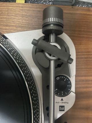 Tocadiscos Dual Plata y Marrón