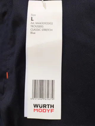 Pantalón de trabajo multibolsillo, marca Wurth