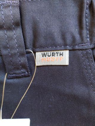 Pantalón de trabajo multibolsillo, marca Wurth
