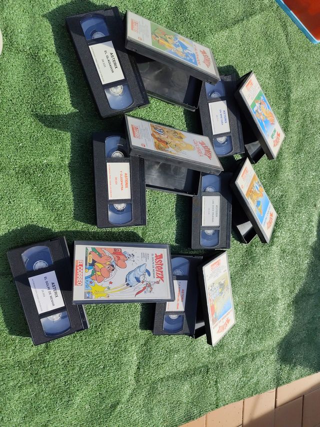 Lote 6 VHS Asterix El Correo