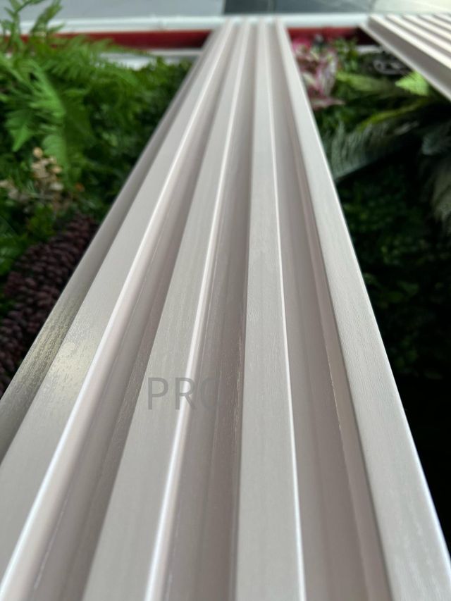 Listones de PVC Madera Blanco