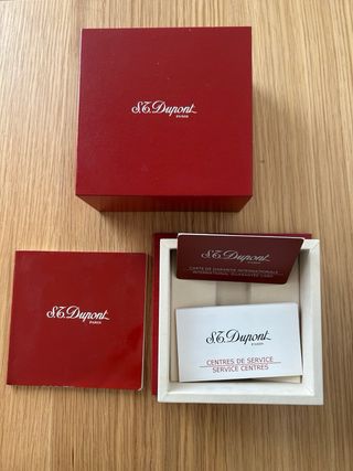 Reloj S.T. Dupont Plata y Negro