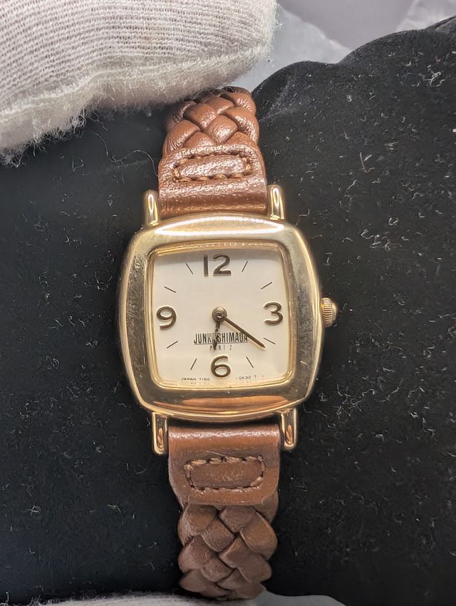 Orologio Junichi Shimaura dorato vintage