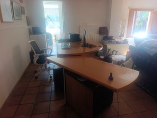 Mesa de despacho oficina madera y metal