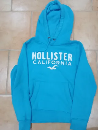 Sudadera Hollister Azul Original