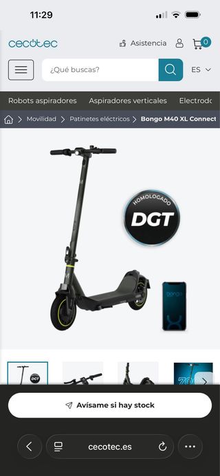 Patinete Cecotec Bongo M40XL