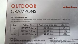 Ramponi da ghiaccio e neve Esmart