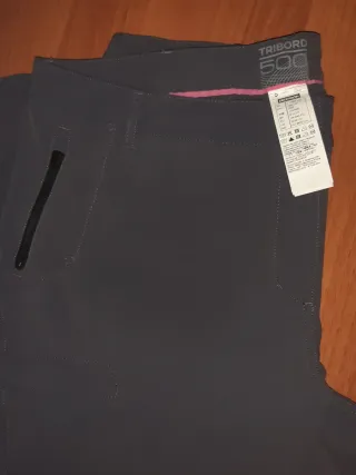 Pantalones Tribord 500 Talla M Gris