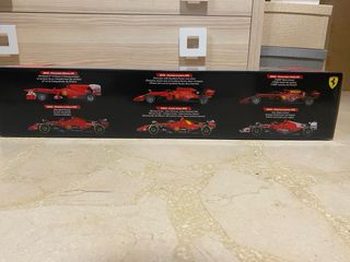 Pack 6 Coches F1 Ferrari Bburago 1:43