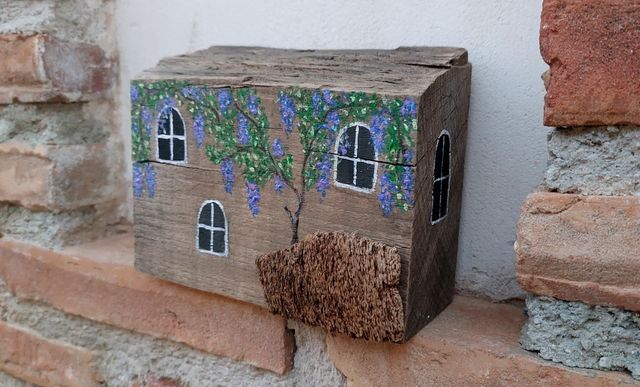 Casa in legno dal fascino rustico