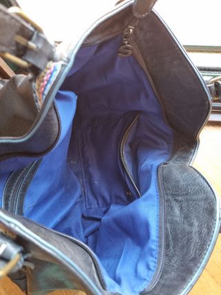 Borsa Desigual in pelle nera spalla o tracolla