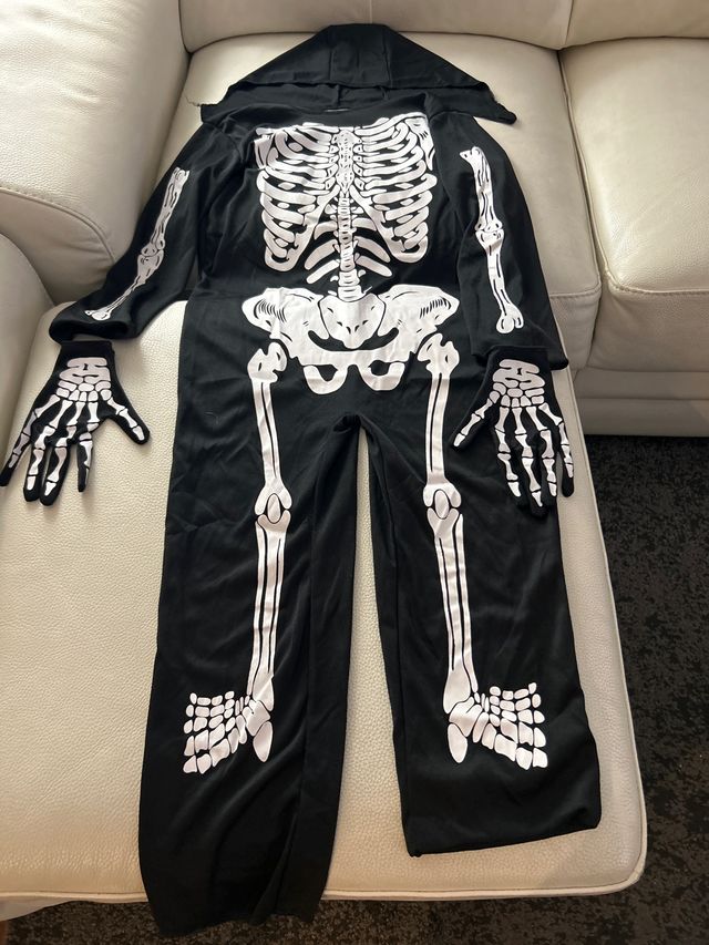 Disfraz esqueleto 4-6 años