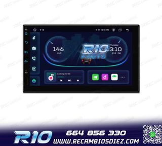 RADIO GPS ANDROID 14 2DIN 7" MULTIMEDIA GPS HD 3 USB SD