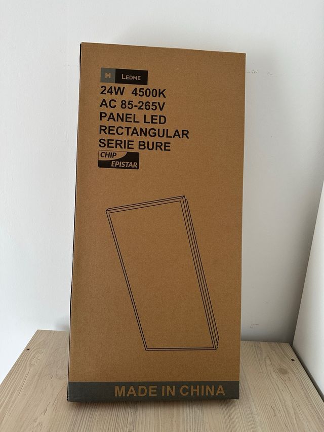 2 paneles LED 24W 4500K Rectangular Epistar