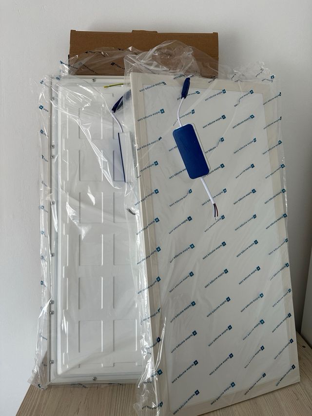 2 paneles LED 24W 4500K Rectangular Epistar