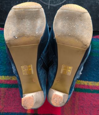 Botines Vaqueros Tacón Alto Plataforma.
