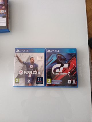 2 Mandos PS4 Negros + 4 Juegos