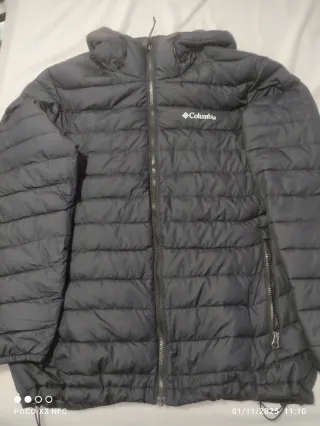 Chaqueta de plumas Columbia Negra