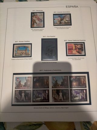 ALBUM SELLOS AÑOS 2016/7/8