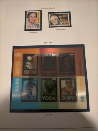 ALBUM SELLOS AÑOS 2016/7/8