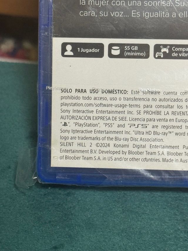 Silent Hill 2 PS5 precintado