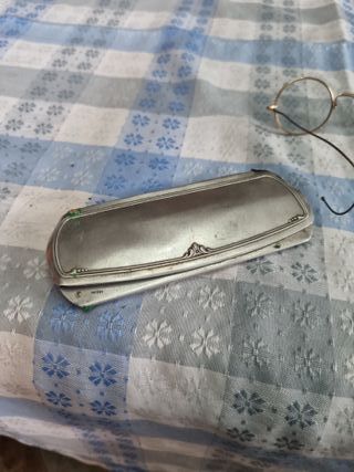 Gafas Vintage Doradas con Funda