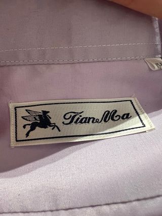 Camisa lila hombre manga corta XXL