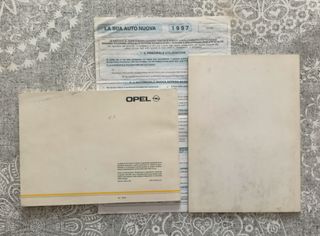 Libretto Uso Manutenzione Opel Corsa 1997