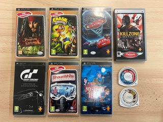 Pack 6 Juegos PSP + 2 UMD