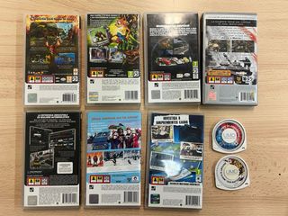 Pack 6 Juegos PSP + 2 UMD