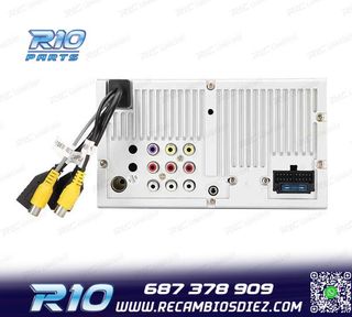 RADIO NAVEGADOR 2DIN 10" HD TÁCTIL BLUETOOTH USB SD