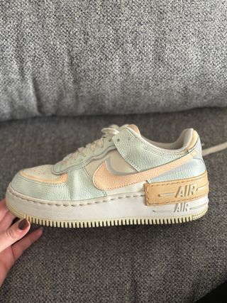 Nike Air Force 1 Shadow colores pastel 