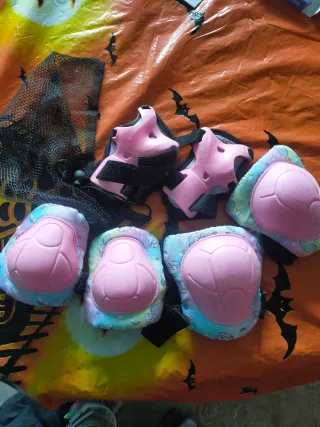 Patines Morados y Plateados