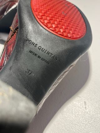 Botines Pons Quintana Piel Cocodrilo