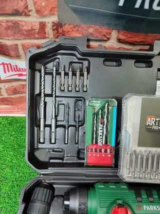 Taladro Perforador Parkside con Accesorios