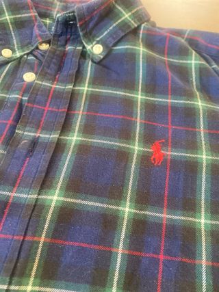 Camisa cuadros Ralph Lauren niño