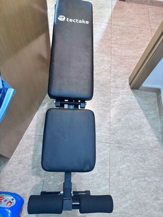 Banco de pesas Tectake plegable. No negociable