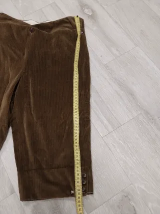 Pantalones indumentaria de pana  hombre