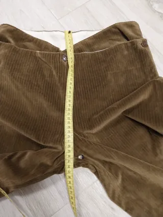 Pantalones indumentaria de pana  hombre