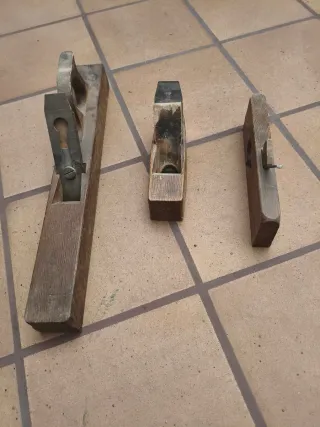 Lote de cepillos carpintería madera