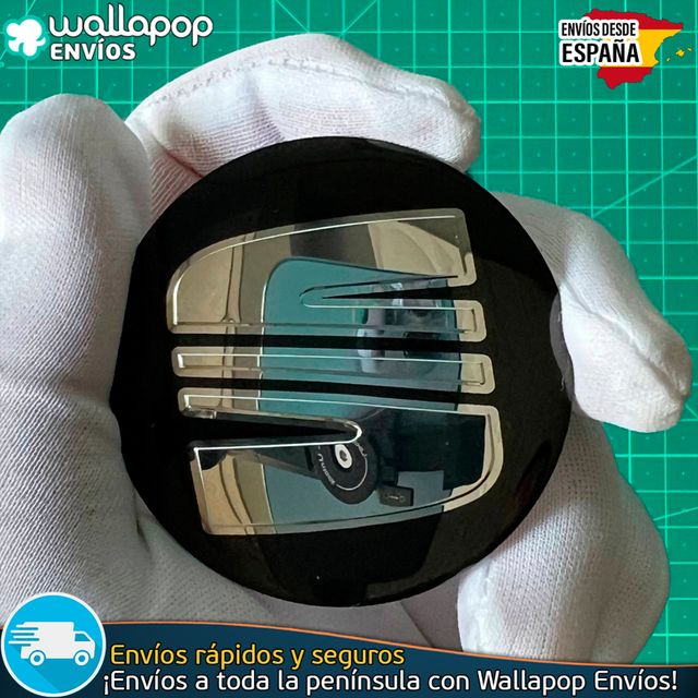 Emblema Seat 56mm Pegatina Tapas Tapacubos Llantas