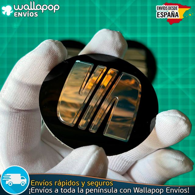 Emblema Seat 56mm Pegatina Tapas Tapacubos Llantas