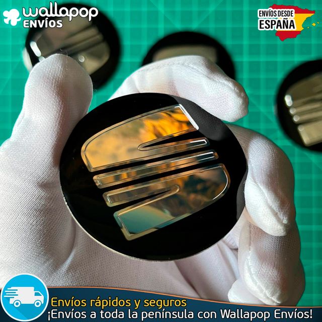 Emblema Seat 56mm Pegatina Tapas Tapacubos Llantas