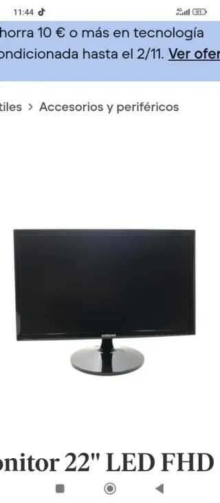Monitor Samsung 24 LED FHD HDMI